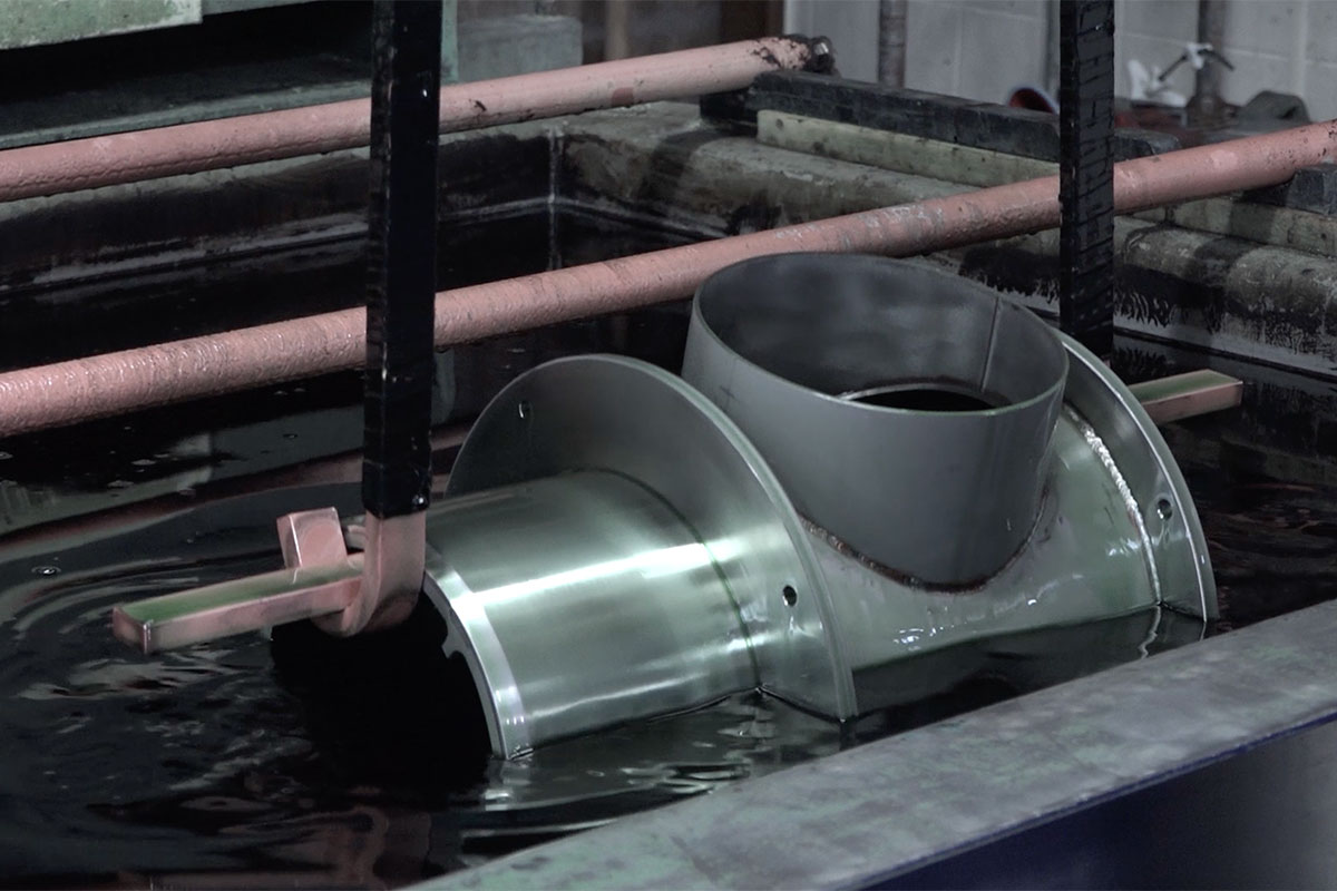 Electropolishing Sample 1 - Able Fab N Weld